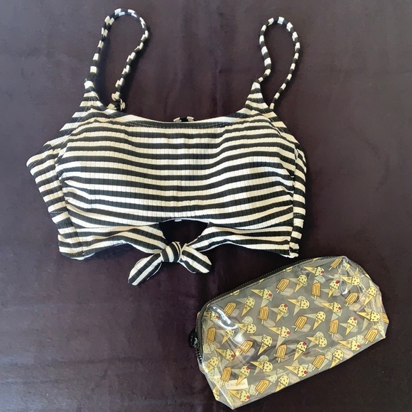 Xhilaration Other - Swim Suit Top and pouch